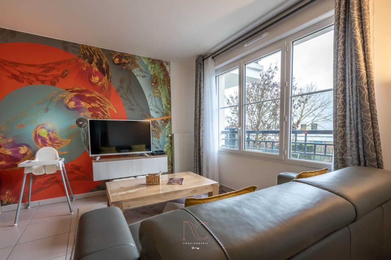 *Disneyland-Paris* 7Pers, Wifi, Parking, Netflix Montévrain Dış mekan fotoğraf